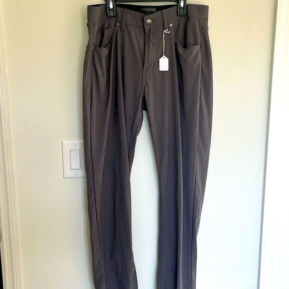 Vintage Genes Performance Hiking Pants Men's Size 32 X 32 Gray Stretch - Picture 1 of 4